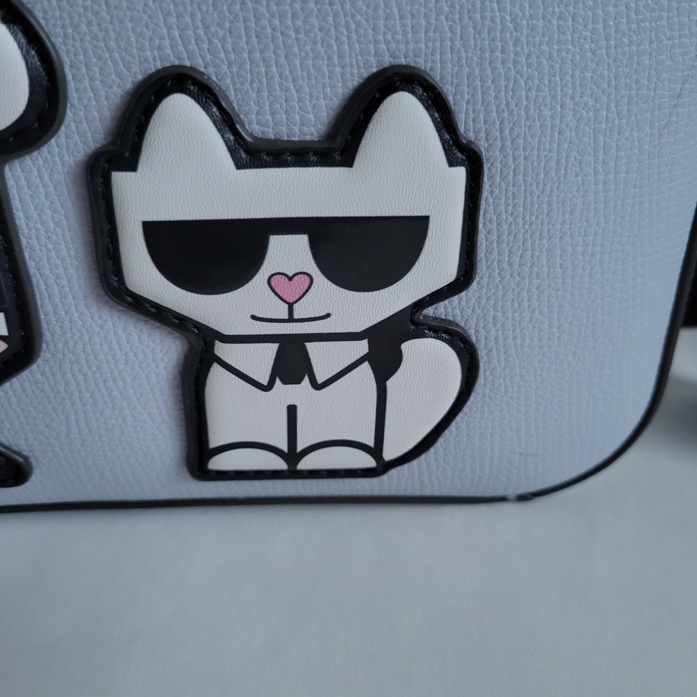Karl Lagerfeld Light Gray Crossbody Bag - Picture 4 of 10